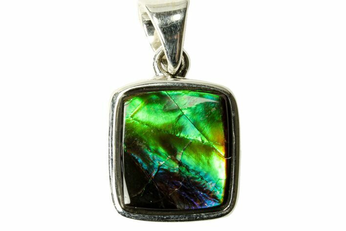 Stunning Ammolite Pendant (Necklace) - Sterling Silver #279997